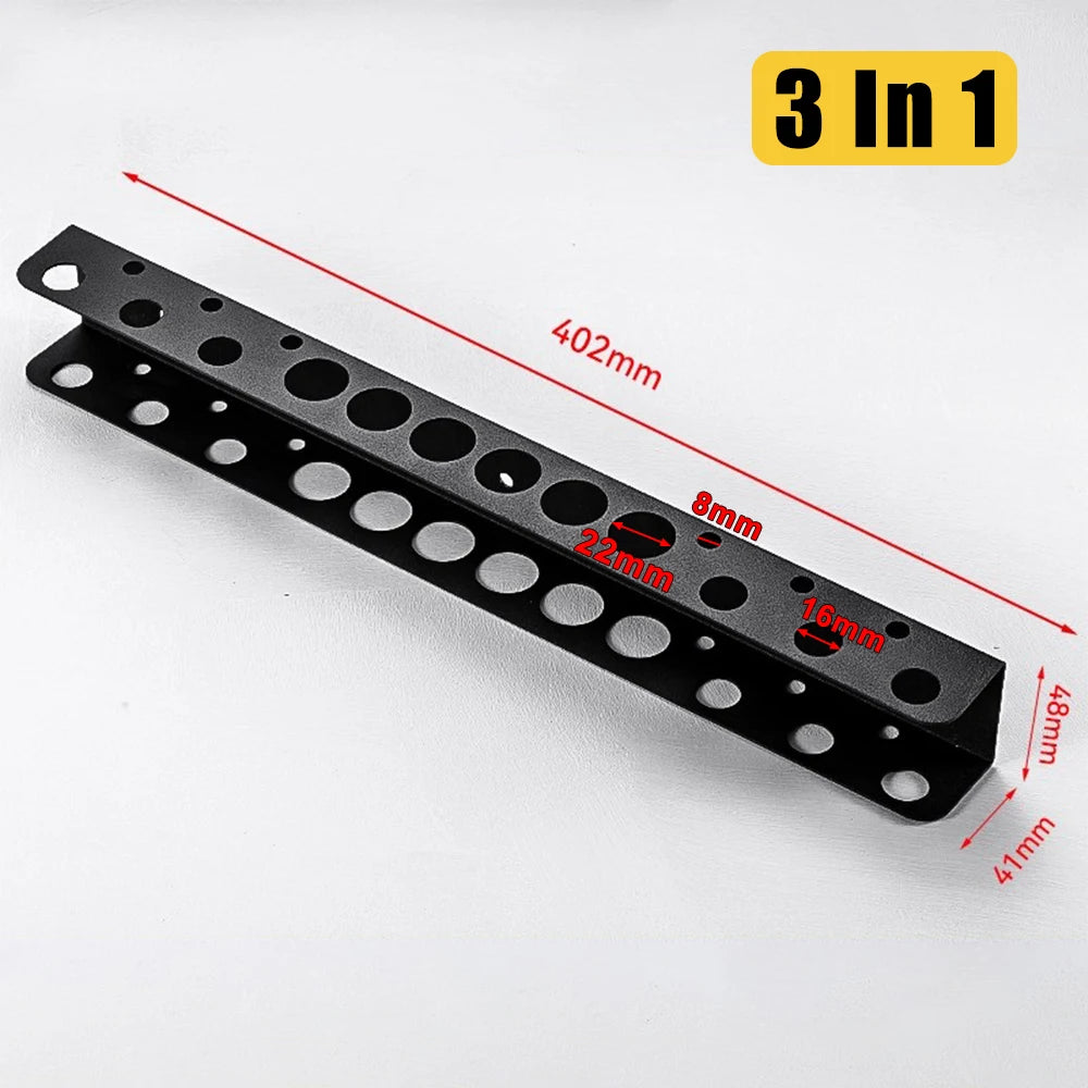 Wall Mount Tool Organizer – Heavy Duty Screwdriver & Plier Rack