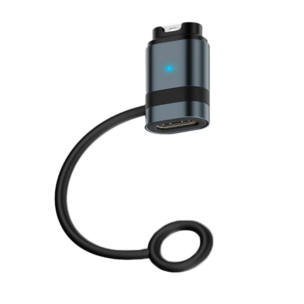 For Garmin Fenix E 8 7 7S 7X 6S 6 Approach S50 tactix 8 Lily 2 Active Approach S70 Type C Adapter Fast Charging Adaptador Peaceful Pleasures Health and Wellness Blue Grey