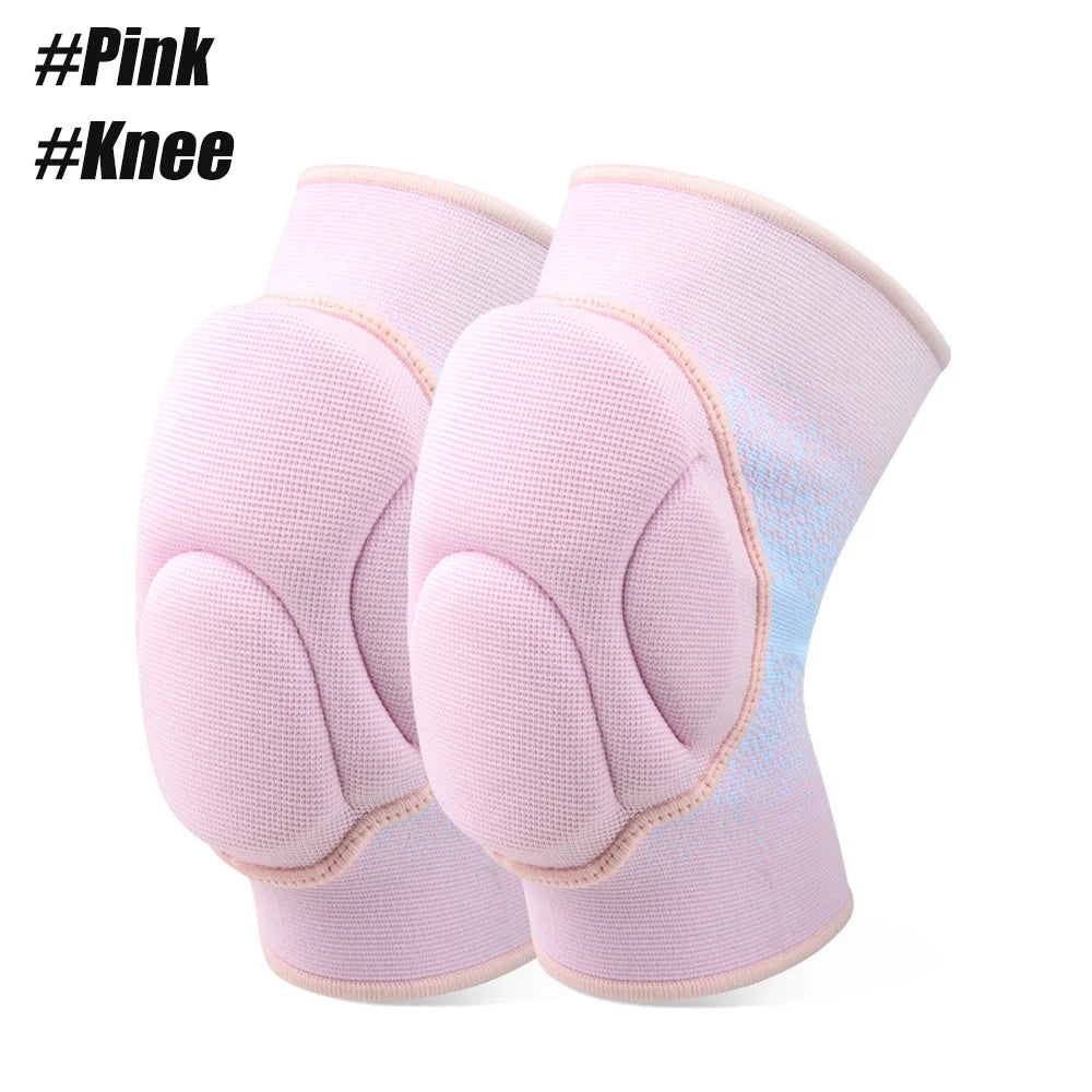 WEFITON Heavy Duty Knee Pads | Thick Sponge Impact Protection Sports Knee Pads Peaceful Pleasures Health and Wellness Knee-PinK-1Pair L