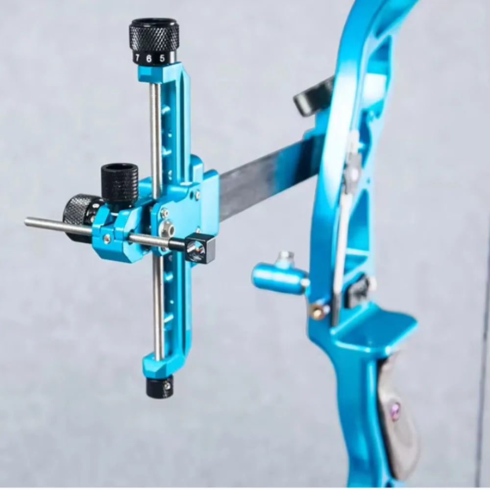 Archery TR1003 Recurve Bow Sight 9inches Carbon Bar 1 Pin Aluminum
