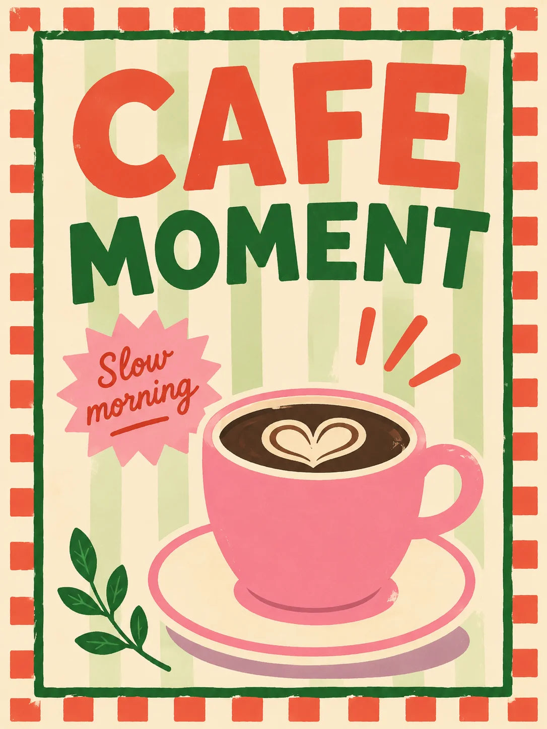Retro Food Wall Art Kitchen Canvas Painting Colorful Dining Poster Print Restaurant Cafe Wall Decor Peaceful Pleasures Health and Wellness 09 50x70cm NoFrame China Mainland