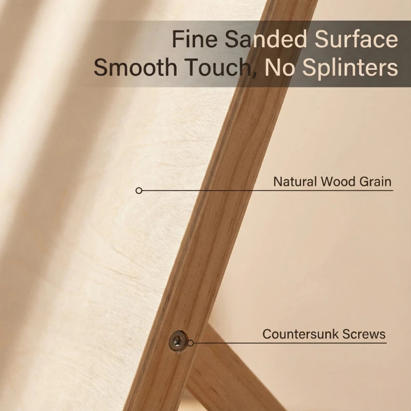 Portable Foldable Wooden Desktop Easel – Tilting Sketching Stand
