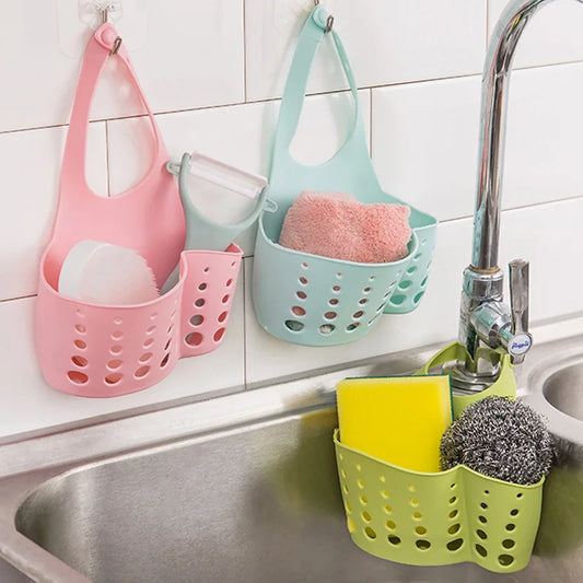 Creative Adjustable Sink Storage Basket Kitchen Rack Faucet Sponge Peaceful Pleasures Health and Wellness
