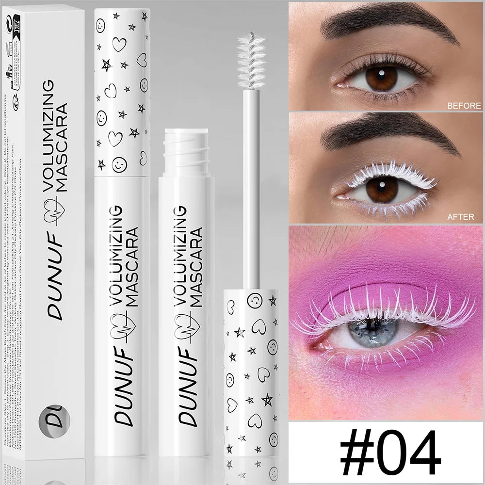 Colorful Waterproof Mascara – Green Blue Purple Curling & Lengthening