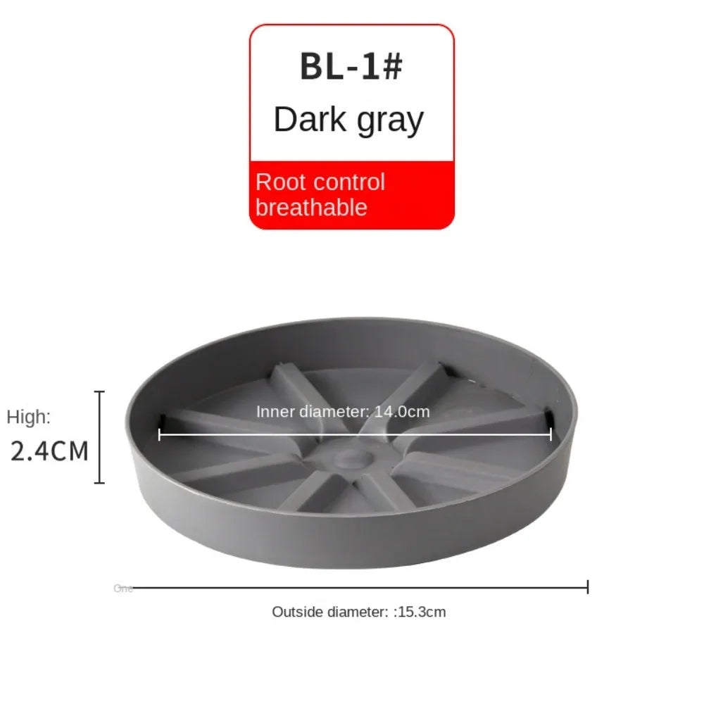 Breathable Plastic Plant Pot Tray | Anti-Root Rot Flower Stand