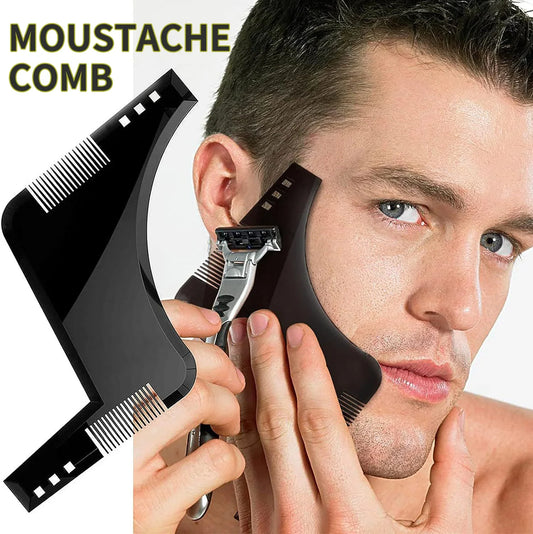 Beard Styling Comb & Trimming Template | Sideburns Guide Beard Grooming Tool Oasis Select