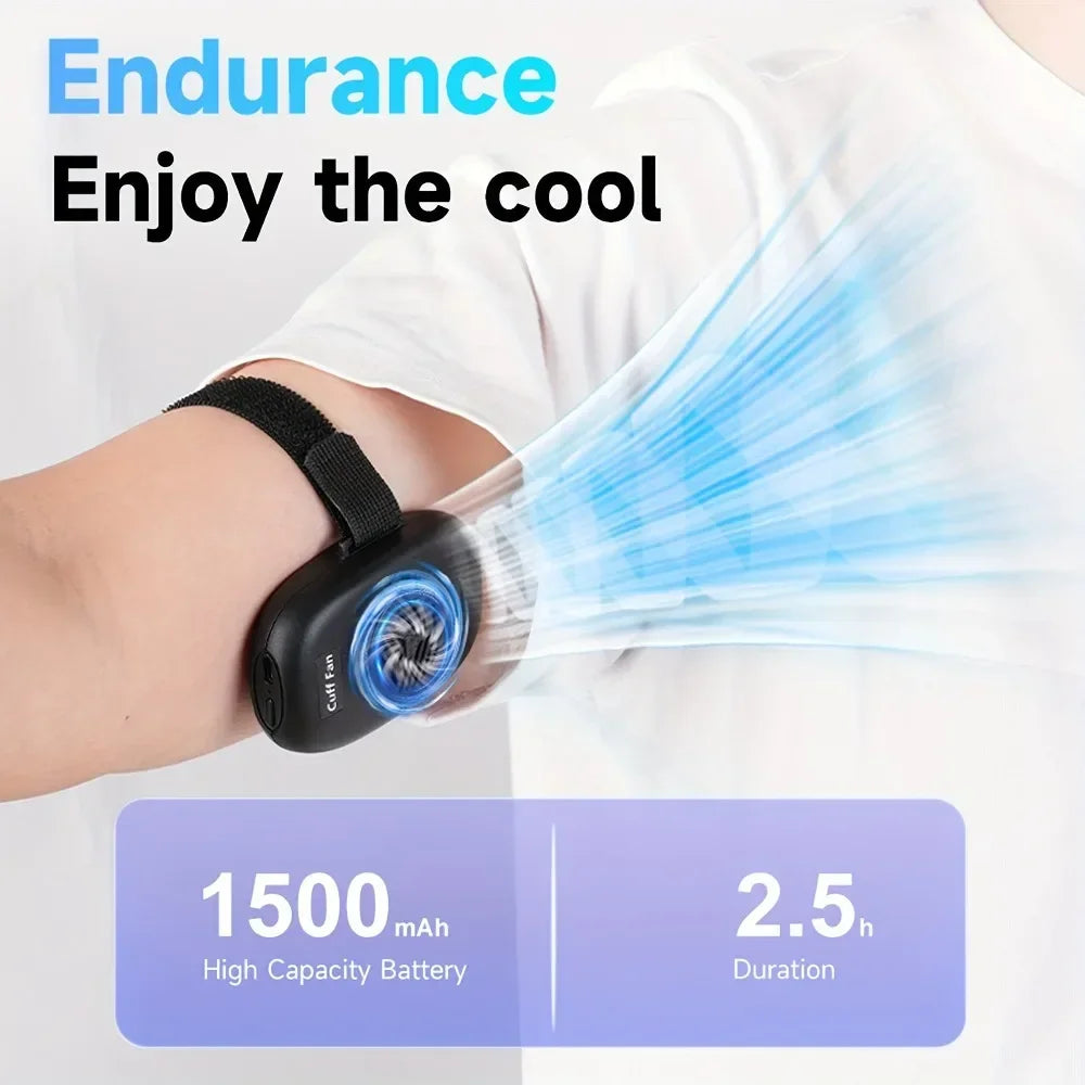 Portable Arm Cuff Turbo Fan – Rechargeable Wearable Cooling