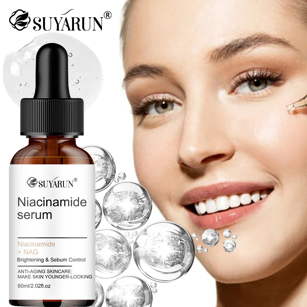 SUYARUN Niacinamide Serum 2% Formula - Moisturizing & Hydrating Facial Care, Brightening & Anti-Aging, For All Skin Types. Peaceful Pleasures Health and Wellness