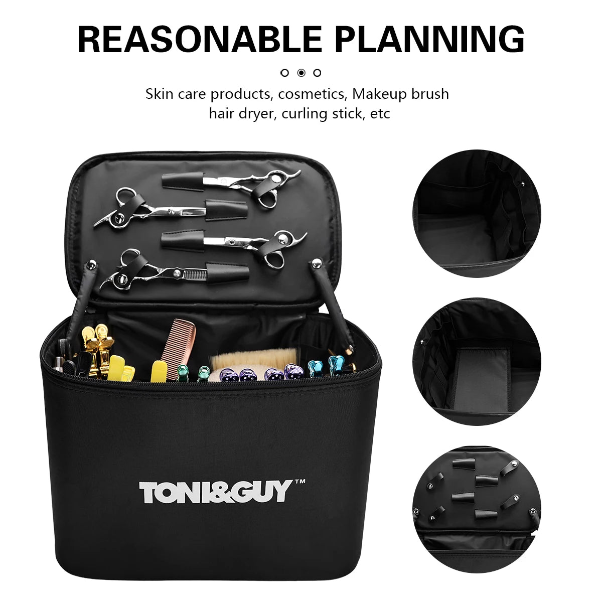 Professional Storage CaseMakeup Bag Salon Nail Tattoo Tool Beauty Cosmetic Organizer Portable Hairstylist Travel Bag Peaceful Pleasures Health and Wellness