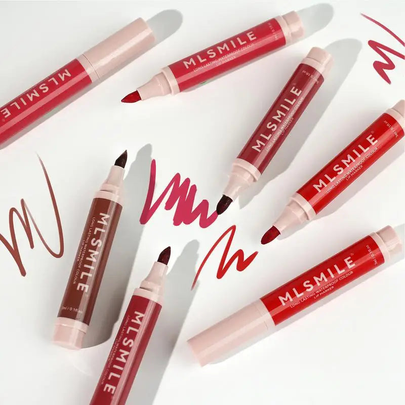 4pc Long-Lasting Waterproof Lip Stain Pen Set | Lip Liner