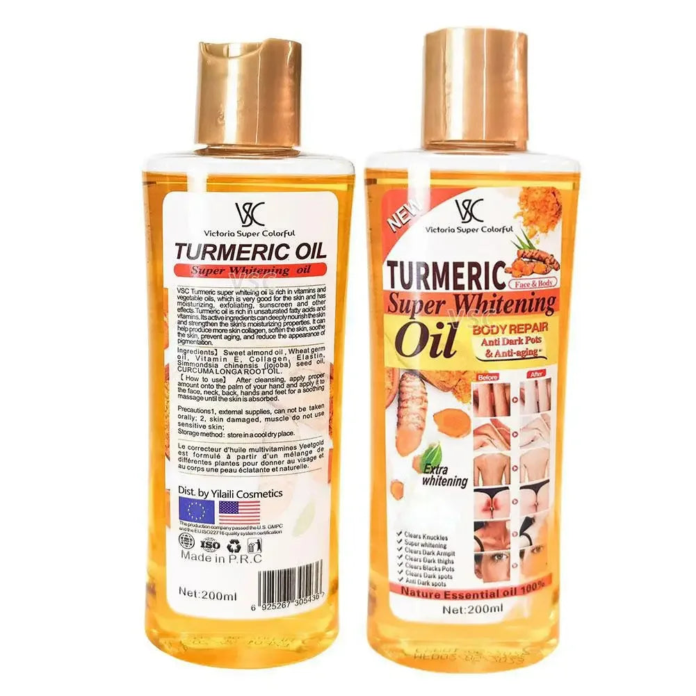 Turmeric Essential Oil 200ml – Face & Body Massage Moisturizer
