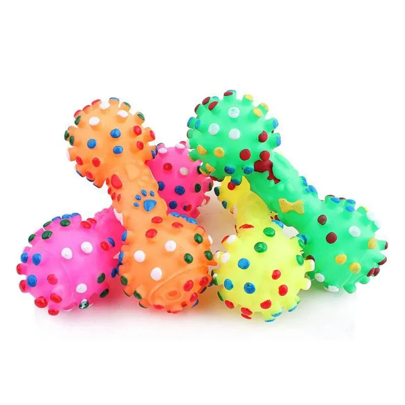 Natural Rubber Dog Chew Toy – Bite-Resistant Teeth Cleaner