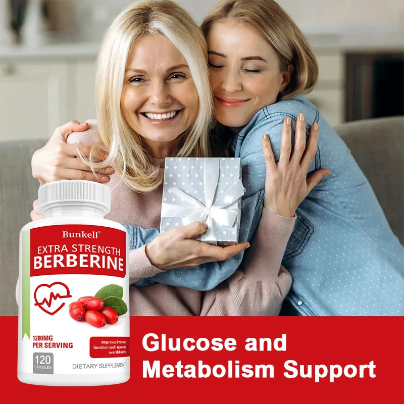 Berberine HCl 1200mg - Enhance Energy, Metabolism, Cardiovascular & Digestive Health, Immune Support, Anti-oxidant, Anti-aging Peaceful Pleasures Health and Wellness