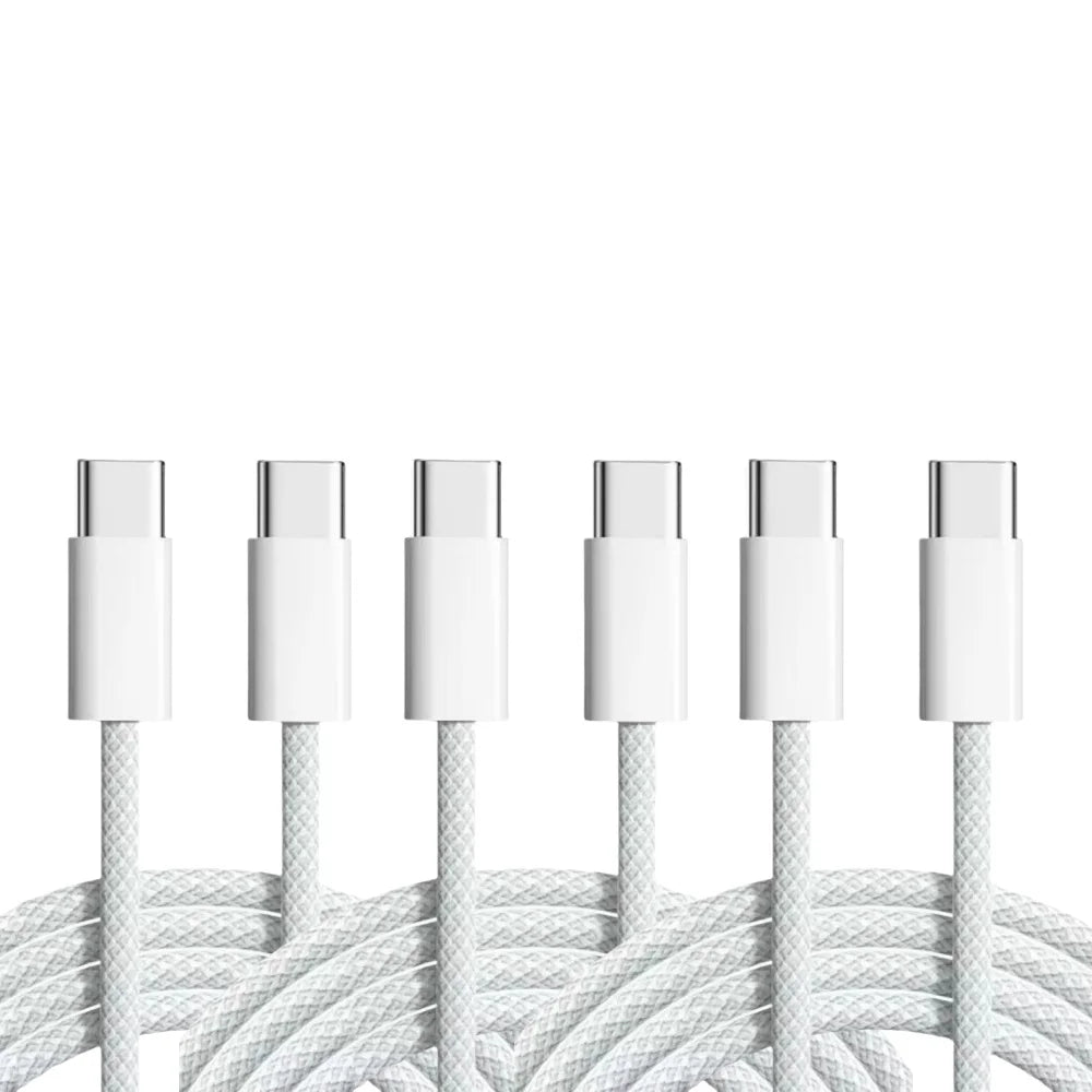 PD 60W USB-C to USB-C Fast Charging Cable | 1–3 Pack