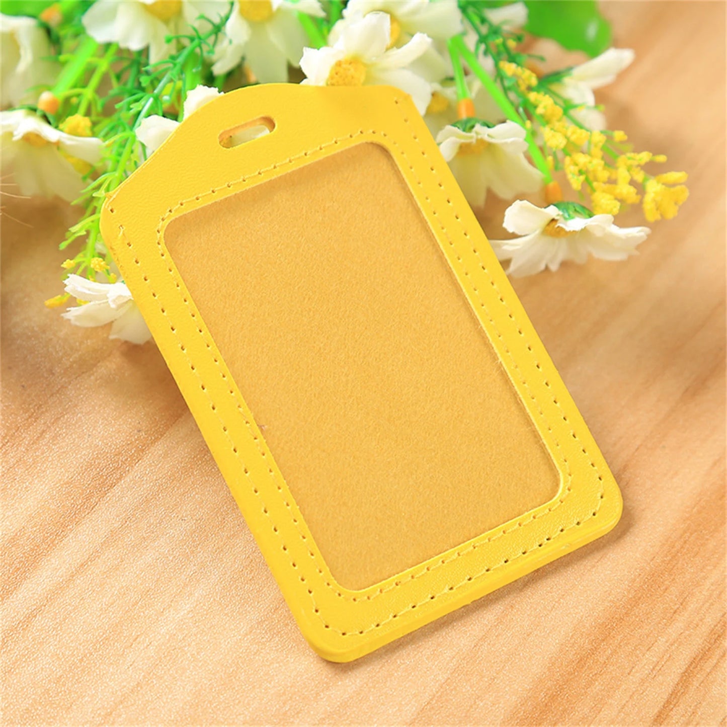 Business Card Protector Cover Waterproof and Wear-Resistant Card Case for Bus Pass Card Bank Credit Card Peaceful Pleasures Health and Wellness
