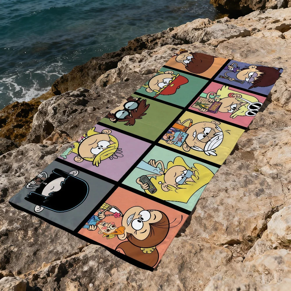 Anime Microfiber Beach Towel – Quick-Dry, Soft, Multi-Size Microfiber Beach Towel Peaceful Pleasures Health and Wellness