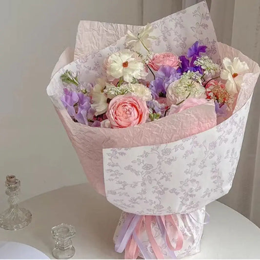 10-Pack Waterproof Flower Wrapping Paper | Bouquet Gift Wrap Bouquet Wrapping Paper Oasis Select