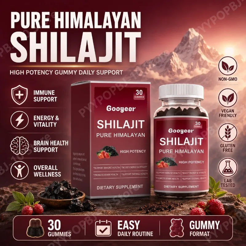 Googeer Shilajit Gummies | Pure Himalayan | 30 Count