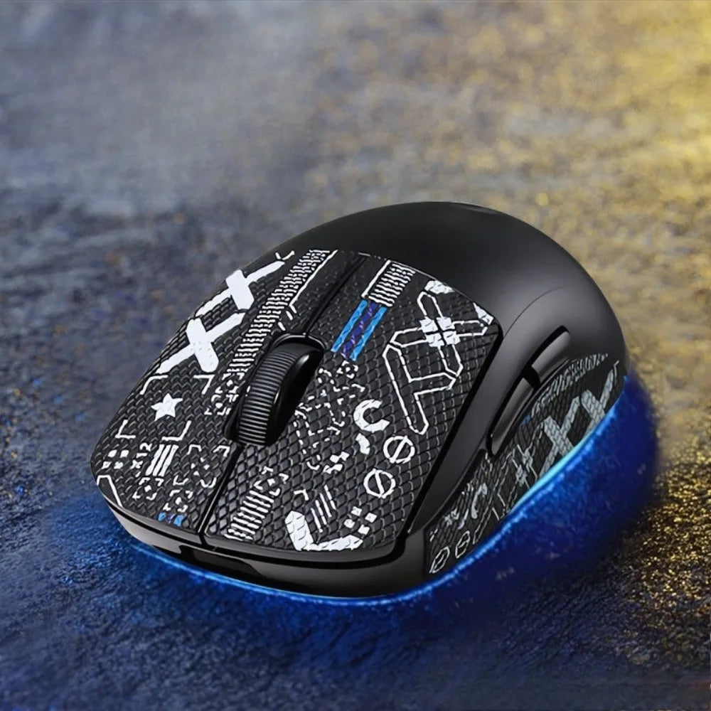 Pre-Cut Gaming Mouse Grip Tape | Non-Slip Lizard Skin Texture