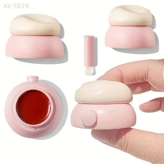 Mini Refillable Lip Balm & Face Cream Jar with Silicone Spoon 3.5g Cosmetic Storage Jar Peaceful Pleasures Health and Wellness Default Title