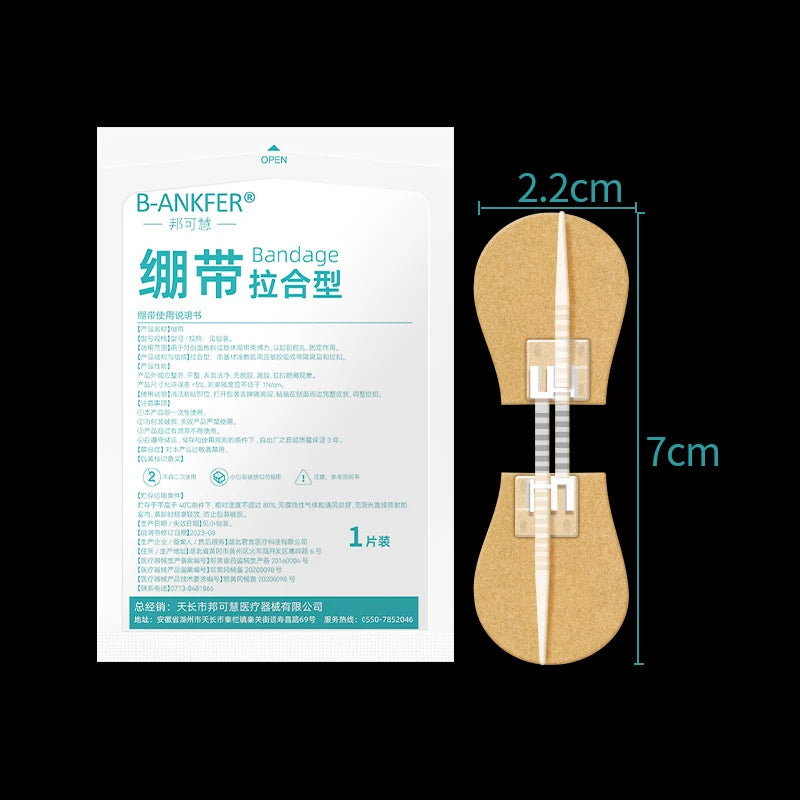 Zipper Wound Closure Patch – Suture-Free Hemostatic Bandage