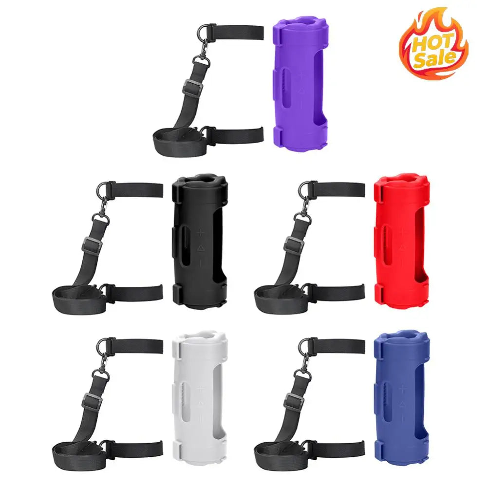 Silicone Case for JBL Flip 7 – Waterproof Cover & Strap