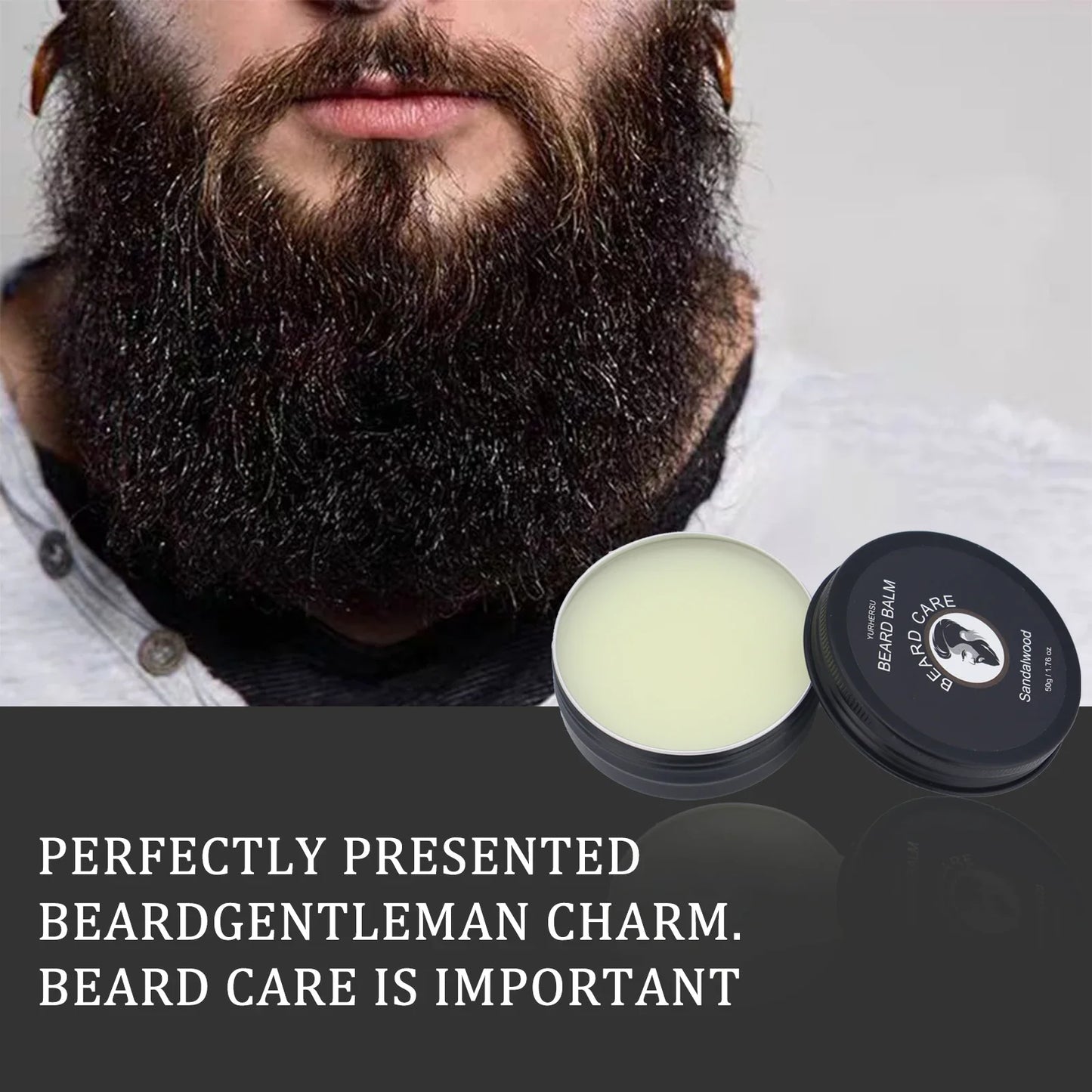 Men's Beard Shaving Cream – Smooth 50g Formula