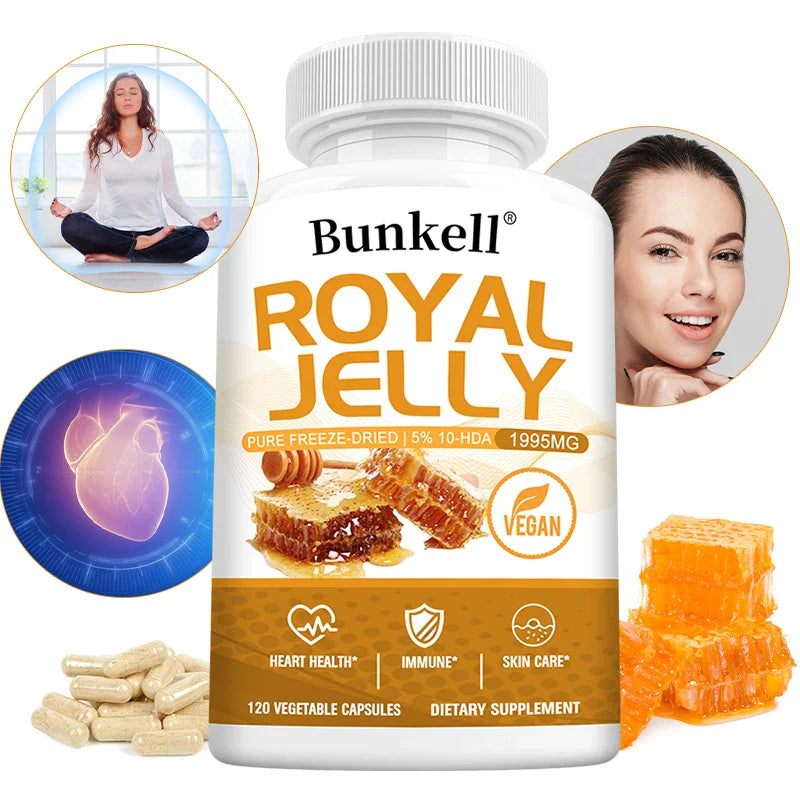 Royal Jelly 1995mg Capsules – Immune & Wellness Support