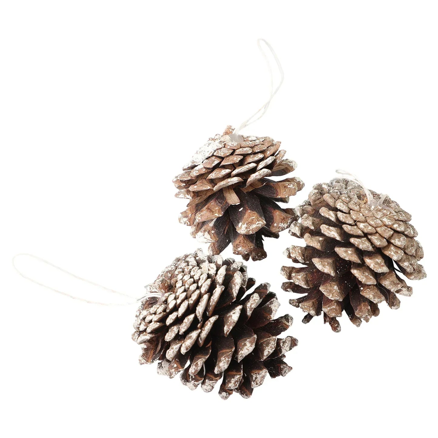 6-Pack Christmas Pine Cone Ornaments 5cm | Wreath & Tree Decor