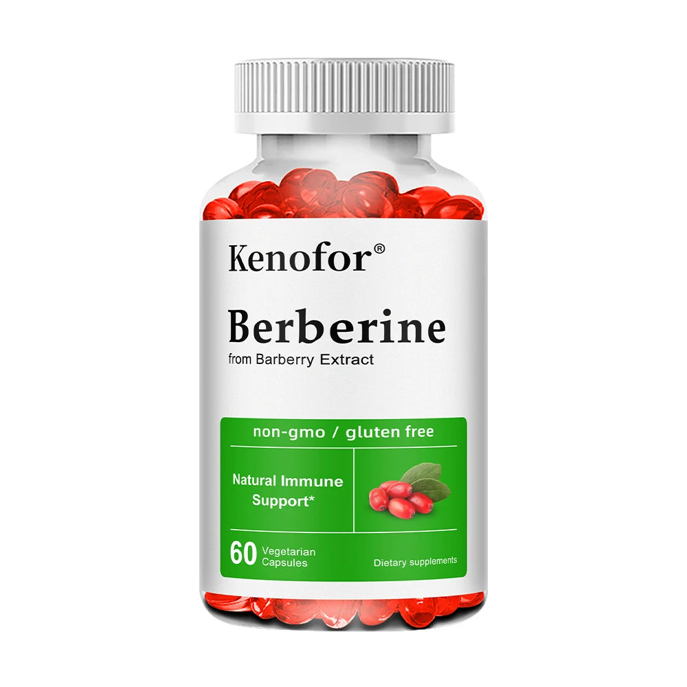 Premium Berberine Supplement Capsules - Supports Immune System Healthy Food Antioxidant,NON-GMO Peaceful Pleasures Health and Wellness 60 count-1 bottle