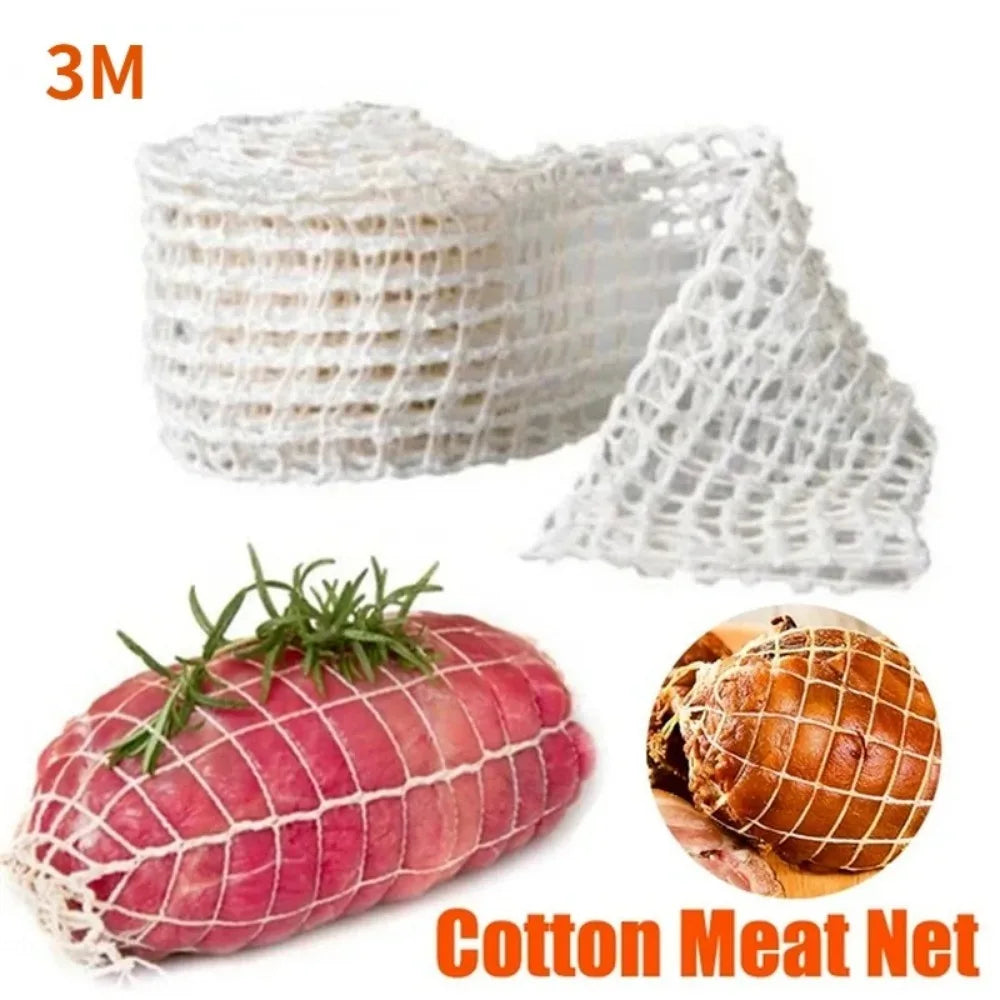 3-Meter Cotton Meat Net | Butcher's String for Sausage & Ham