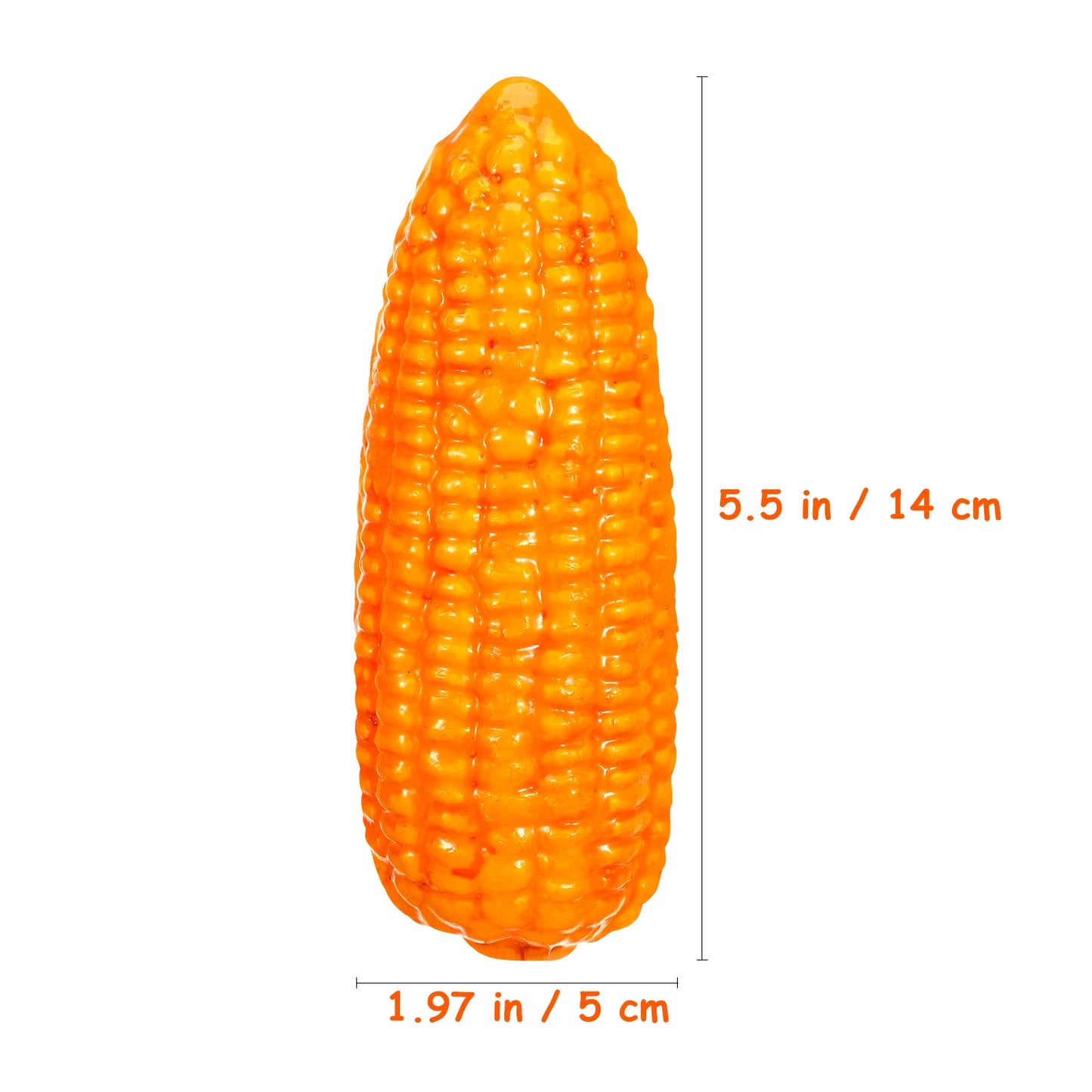 4Pcs Foam Corn Model Simulation Artificial Lifelike Faux Fake Vegetable Corn Models Foams Food Props Restaurant Shop Decoration Peaceful Pleasures Health and Wellness