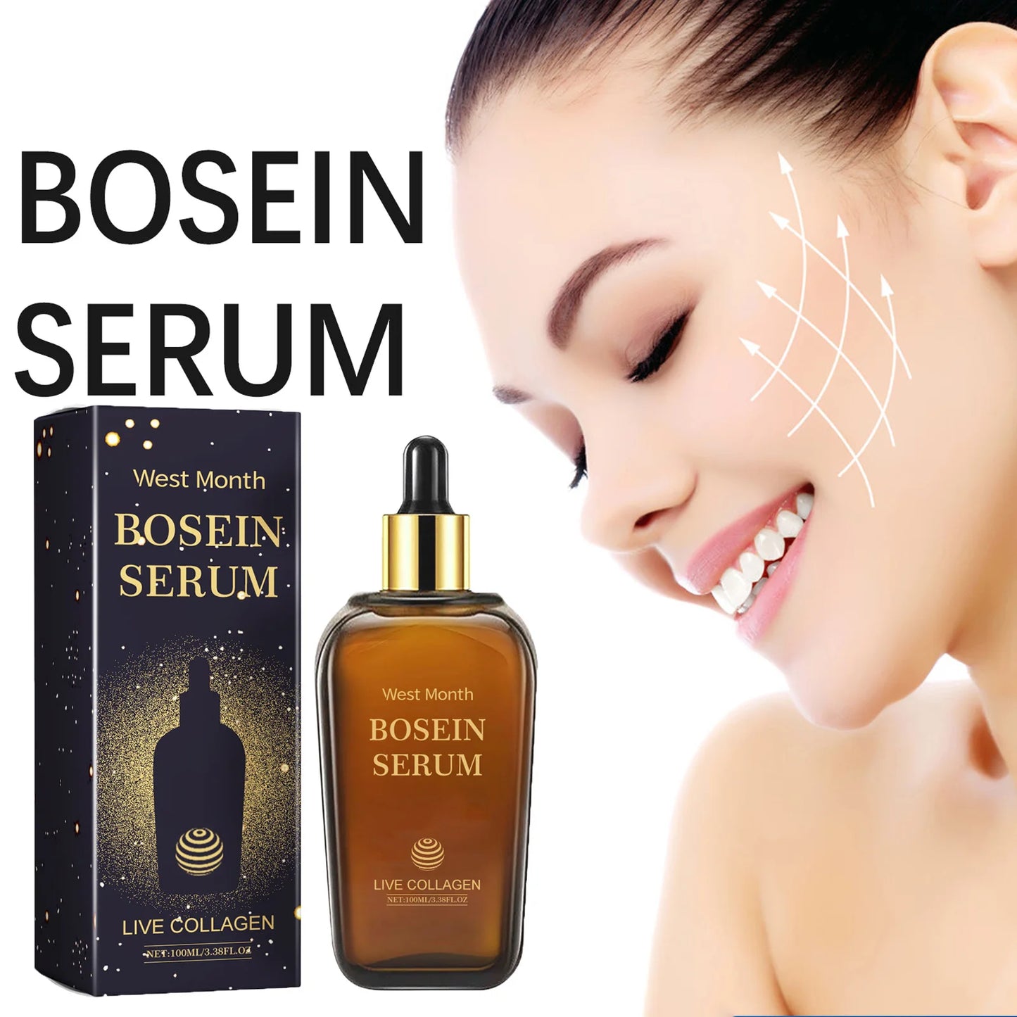 Bosein Face Serum – Collagen, Hyaluronic Acid, Brightening