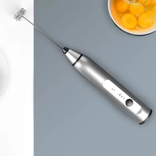 Handheld Electric Milk Frother USB Rechargeable Drink Mixer