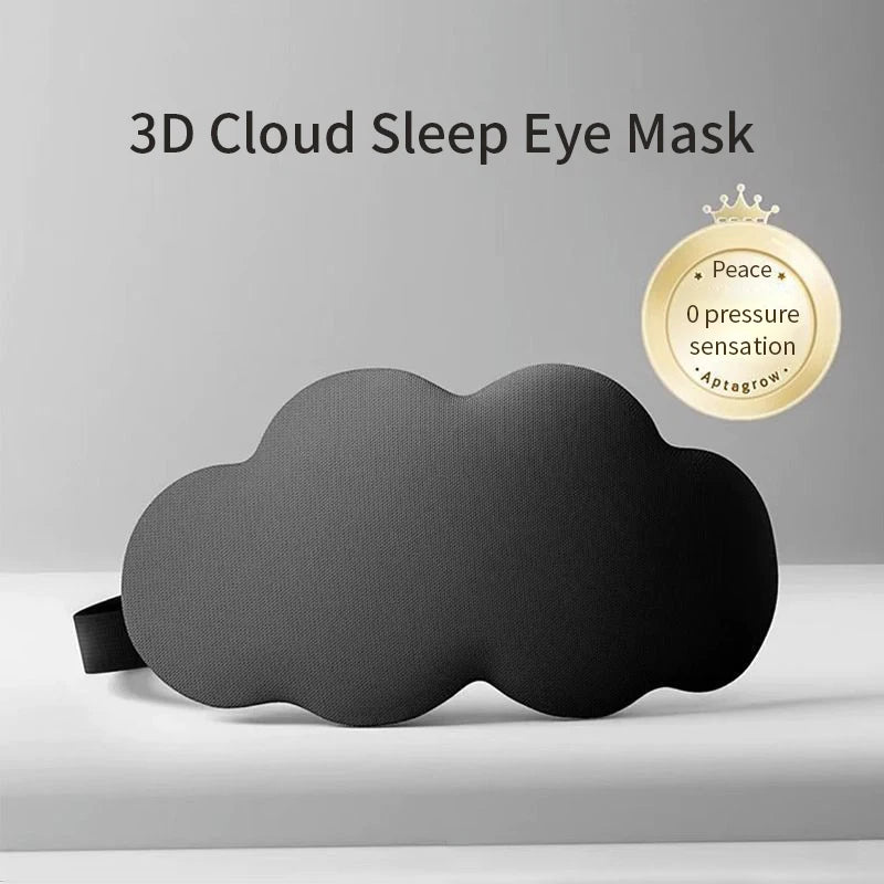 Cloud Shape Sleep Mask – 100% Light Blocking Eye Cover