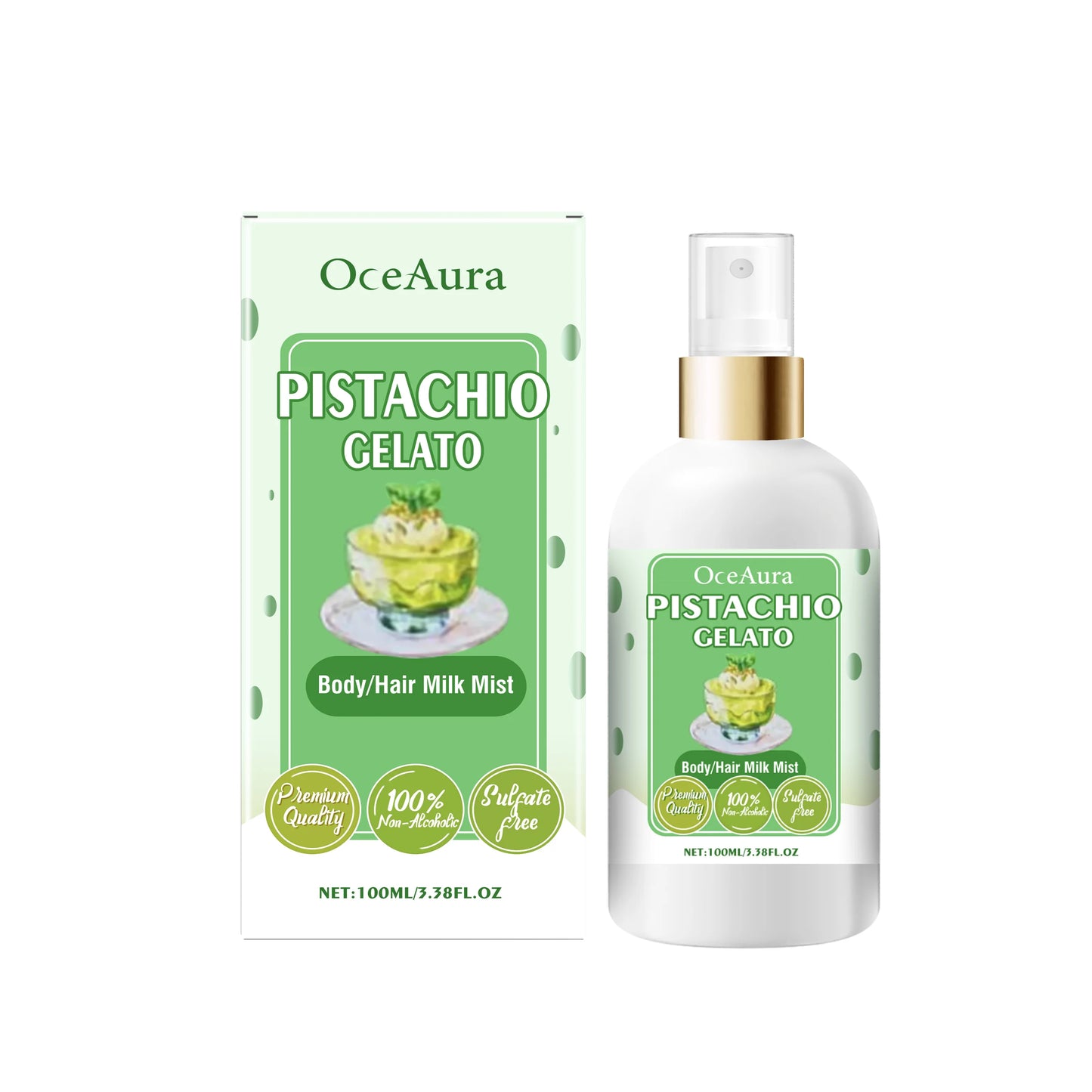 OceAura Strawberry Body Spray Moisturizing Aroma Mist 100ml