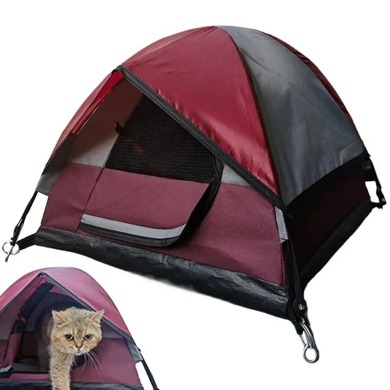 Cat Tent House Small Outdoor House Camping Tent For Pets Cat Tent For Outside Portable Pet Ten For Cats Dogs Small Pets Puppies Peaceful Pleasures Health and Wellness