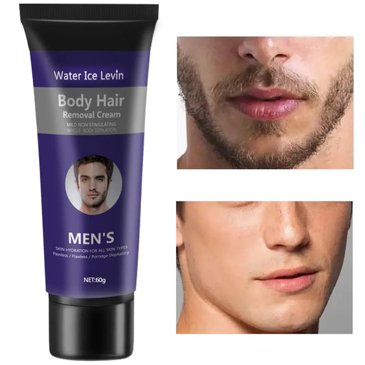 Men's Hair Removal Cream – Face, Body & Intimate Areas 60g Hair Removal Cream Oasis Select Default Title
