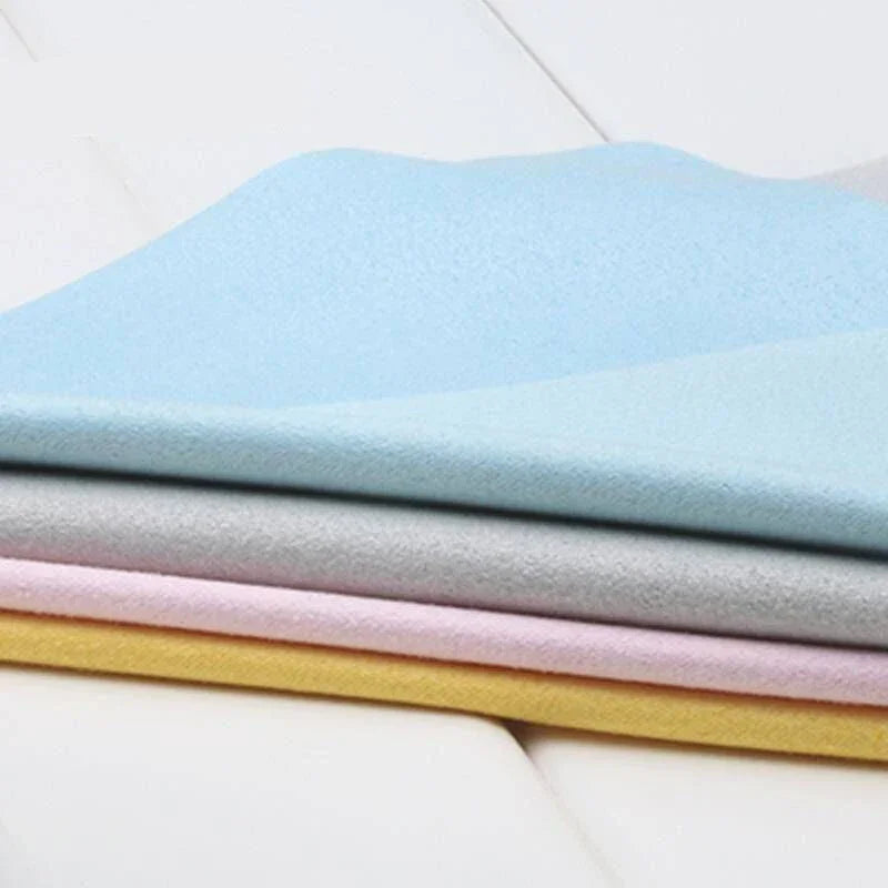 10pcs/lots High Quality Chamois Glasses Cleaner Microfiber Cleaning Cloth For Lens Phone Screen Cleaning Wipes Peaceful Pleasures Health and Wellness