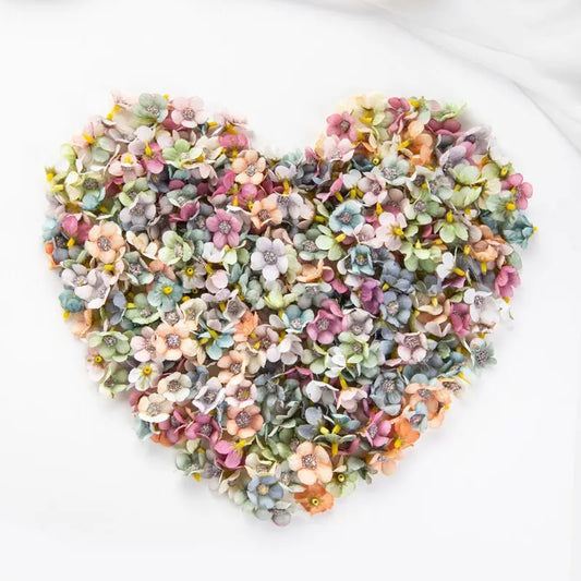 50/100 Pcs Silk Daisy Flower Heads – Multicolor Wedding DIY Decor Artificial Flower Heads Peaceful Pleasures Health and Wellness