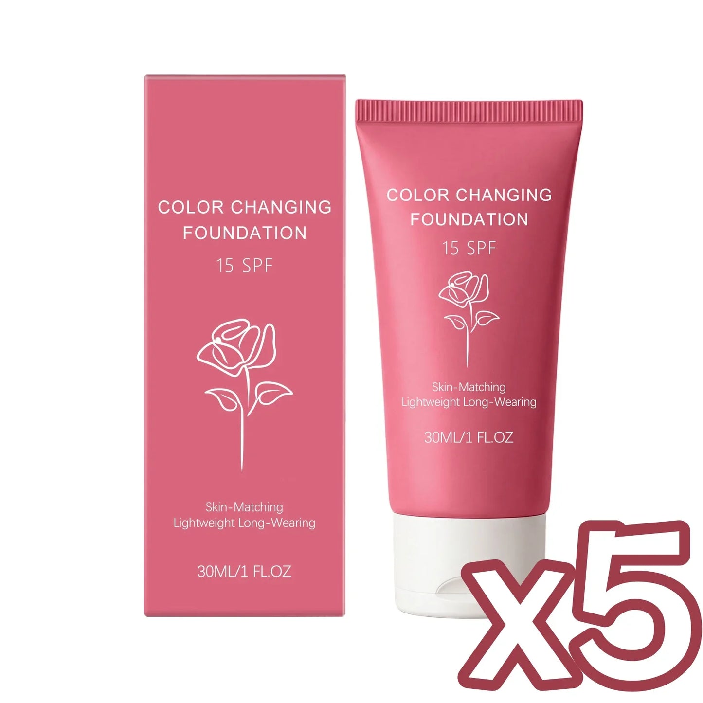 Color Changing Foundation SPF 15 – Hydrating Natural Coverage