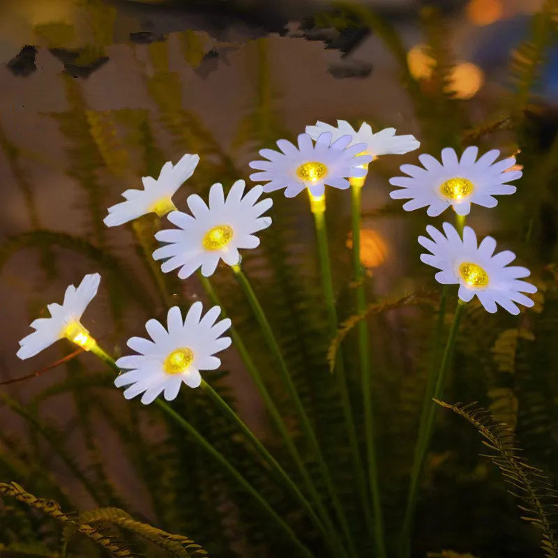 Solar Daisy LED Garden Stake Light | Outdoor Flower Decor Solar Garden Stake Light Peaceful Pleasures Health and Wellness