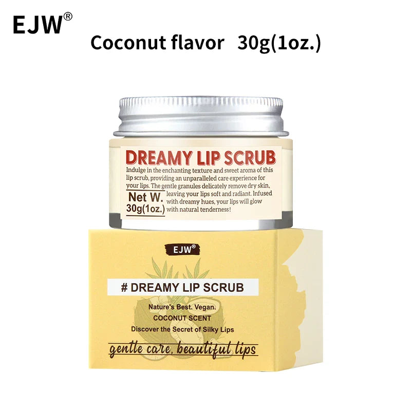Strawberry Sugar Lip Scrub – Exfoliator & Moisturizer for Dry Lips