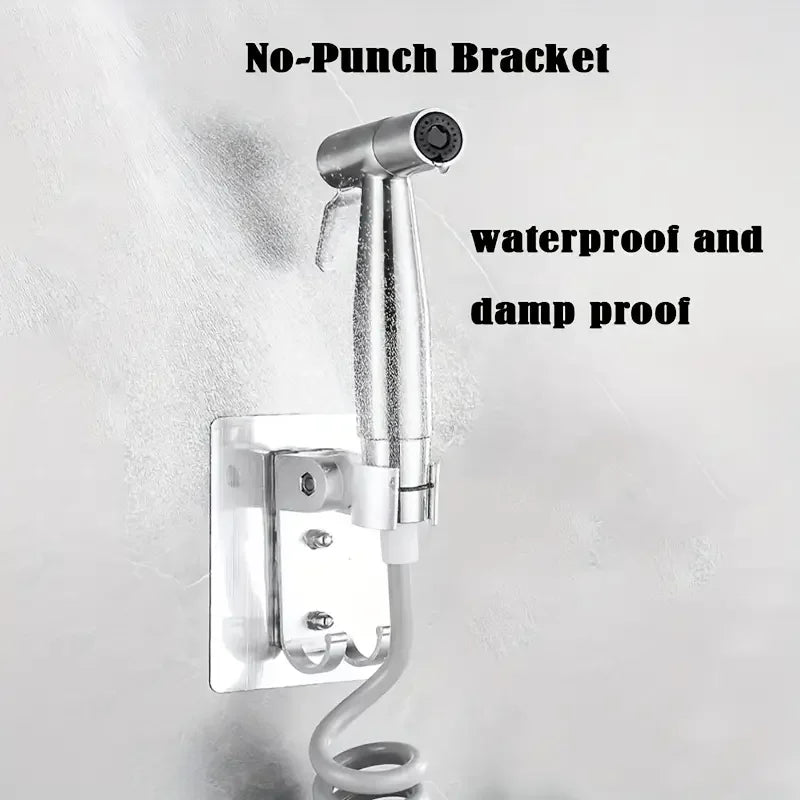 304 Stainless Steel Dual-Function Bidet Sprayer & Angle Valve Kit