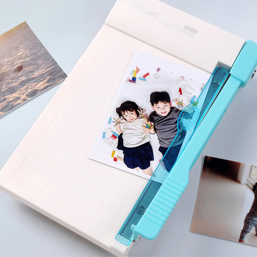 Portable Paper Cutter Multi-Purpose Non Slip Guillotine Paper Trimmer 160mm Cut Width Paper Cutters For Craft Paper Photos Cards Peaceful Pleasures Health and Wellness