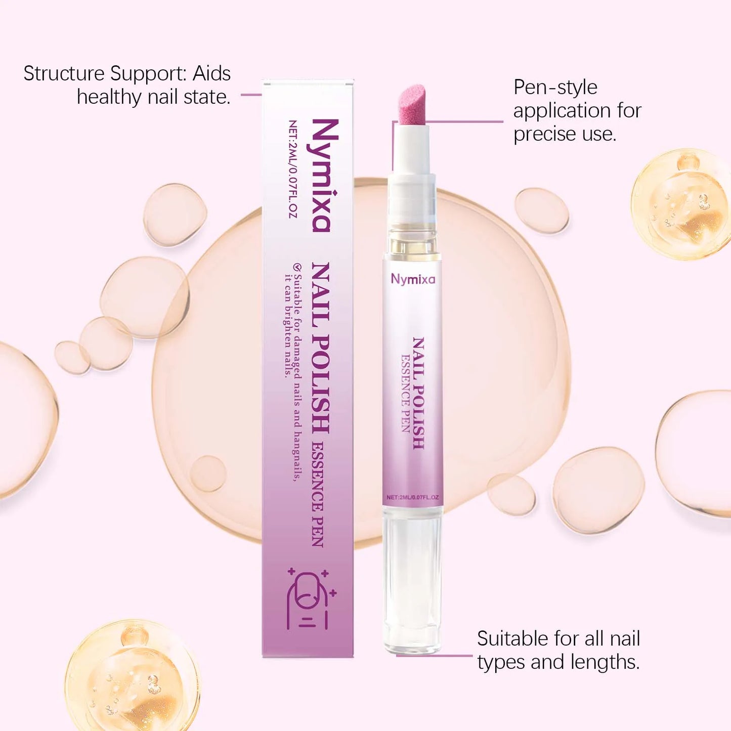 Cuticle Oil Pen – Nail Moisturizer & Hangnail Care Tool 2ml