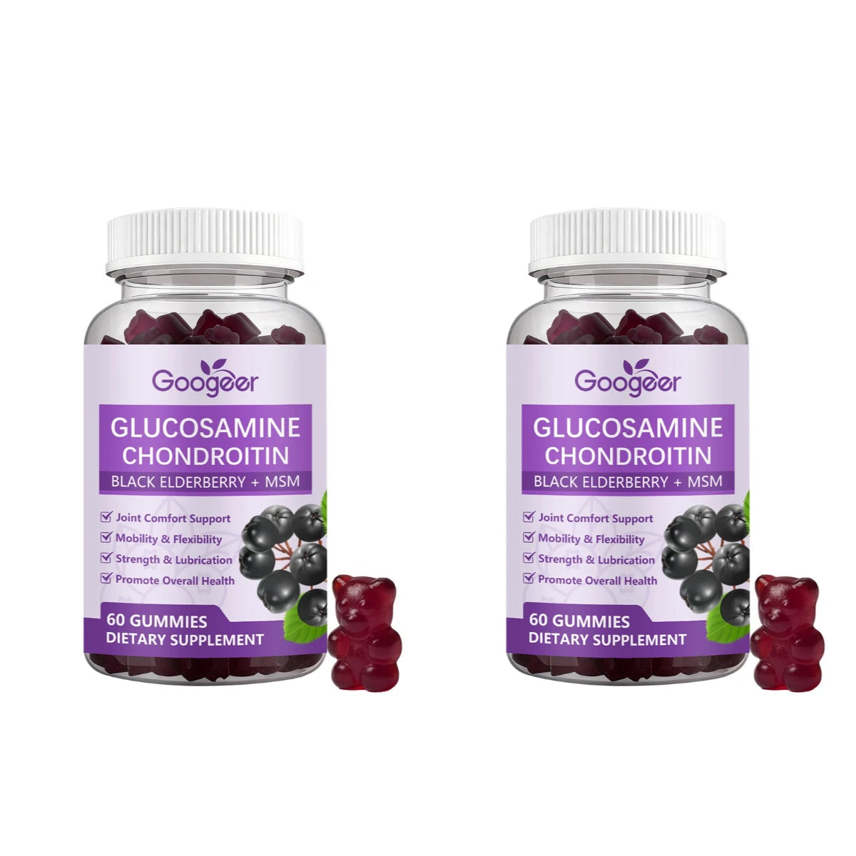 Glucosamine Chondroitin MSM Hyaluronic Acid Gummies – 60ct
