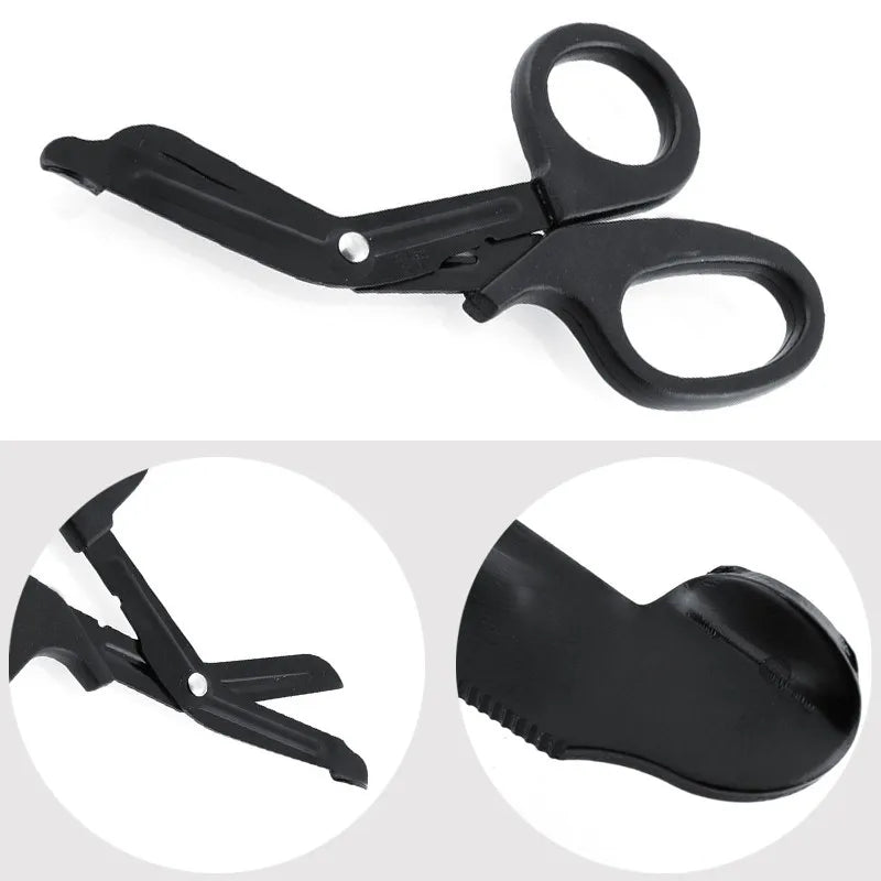 Survive Paramedic Medical Rescue Scissor Trauma Gauze IFAK Emergency First Aid Shear Outdoor Nurse Medical Sissors Peaceful Pleasures Health and Wellness