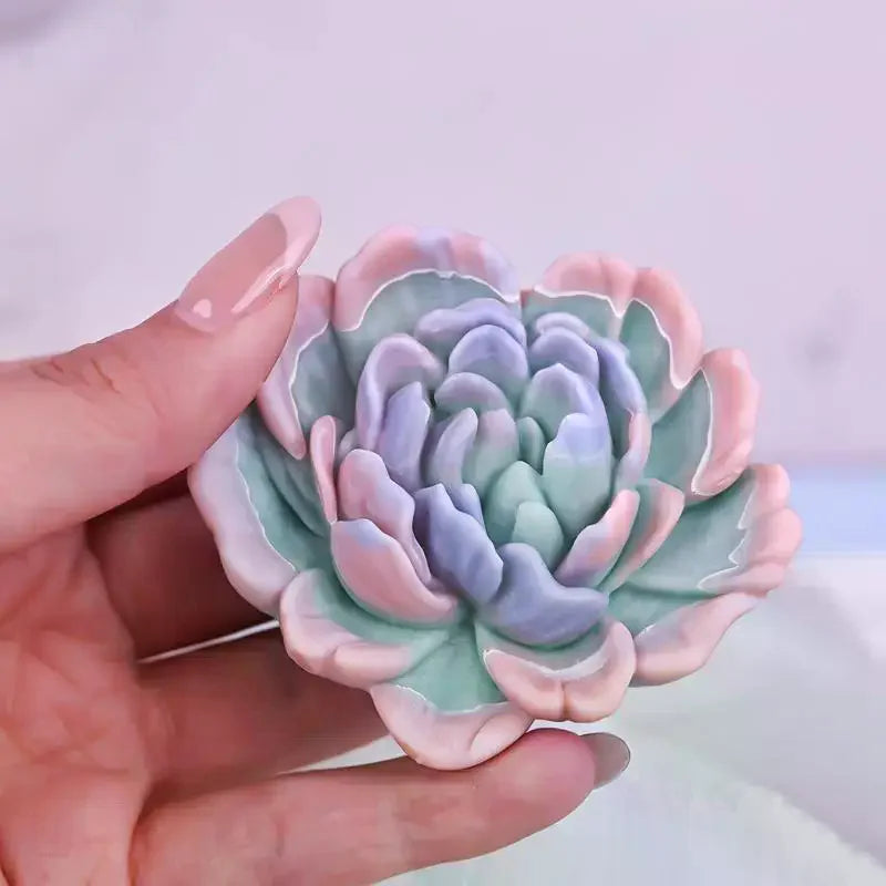 3D Heart Flower Silicone Mold – Candles, Soap & Clay Crafts