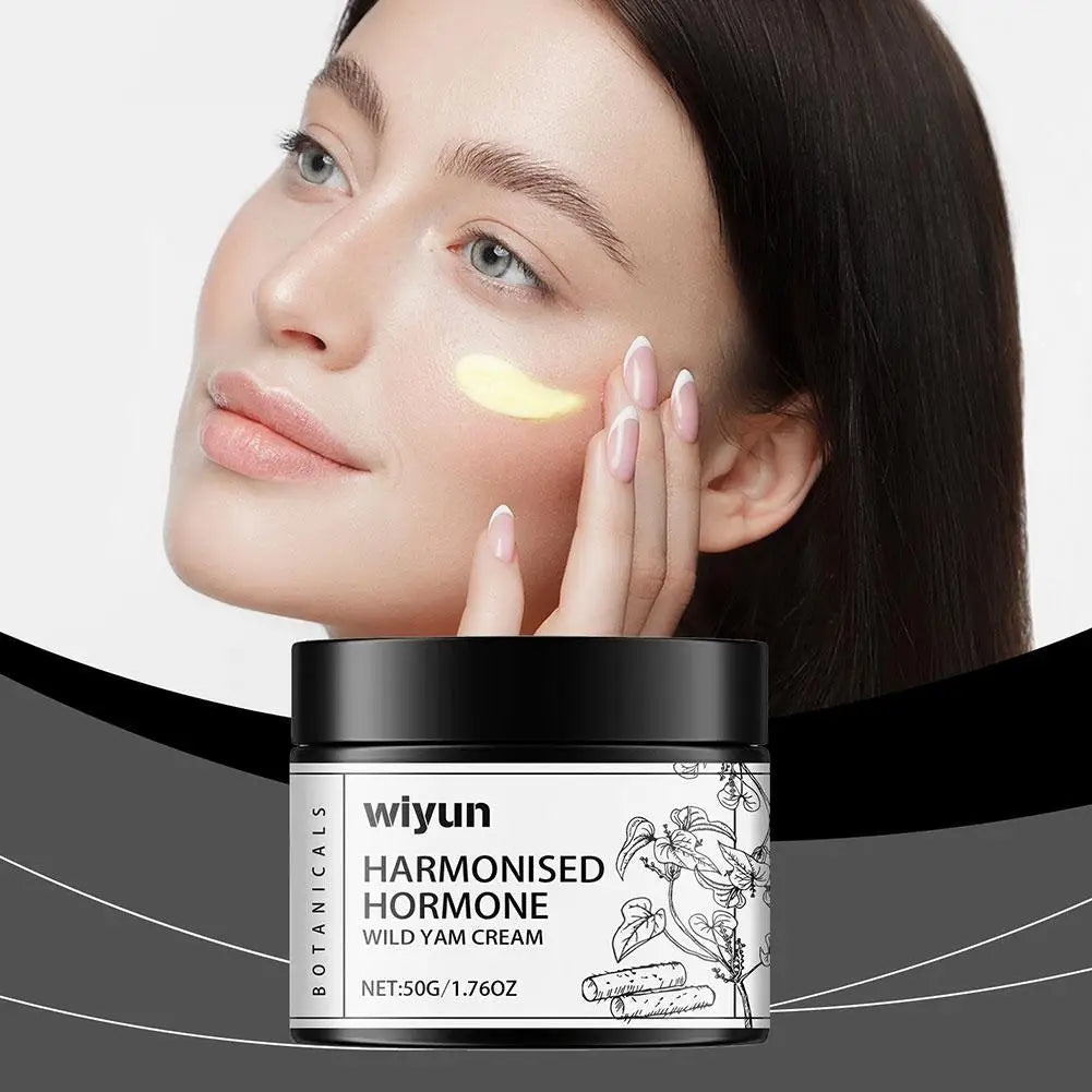 Wild Yam Cream – Hormone Balance & Menopause Support Moisturizing Face Cream for Women | Brightening & Firming 50g Peaceful Pleasures Health and Wellness